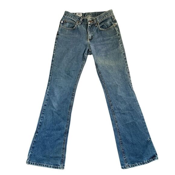 Vintage Lee Flare Leg Dungarees - Picture 1 of 10